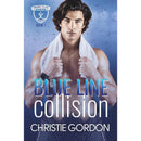 Blue Line Collision By  Christie Gordon